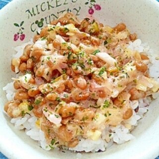 納豆の食べ方-柚子＆ダブル甘酢♪